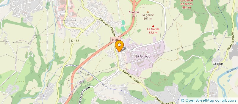 localisation de l'entreprise MONSIEUR REDOUANE AIT BOULAALAM  CUSSAC-SUR-LOIRE