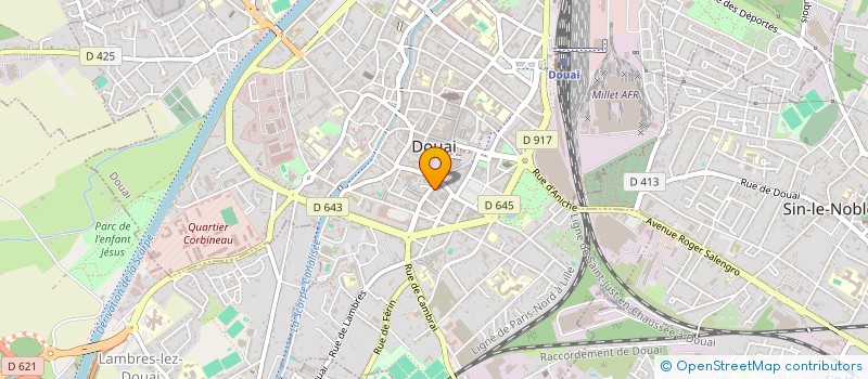 localisation de l'entreprise MONSIEUR REDOUANE BAI à DOUAI
