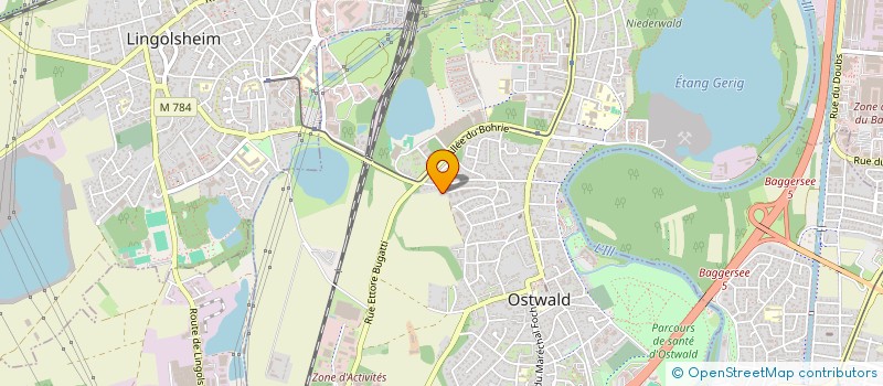 localisation de l'entreprise MONSIEUR REDOUANE BALEGH  OSTWALD