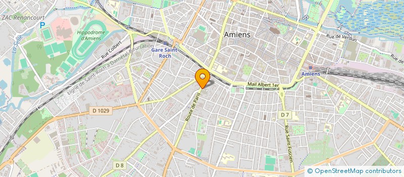 localisation de l'entreprise MONSIEUR REDOUANE BELKADI à AMIENS