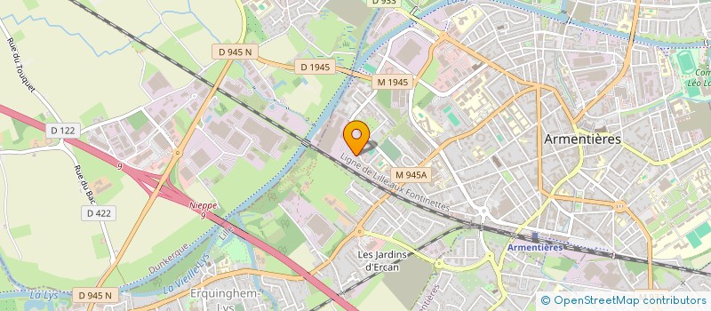 localisation de l'entreprise MONSIEUR REDOUANE BELLAG  ARMENTIERES