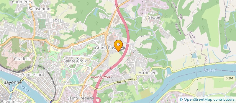 localisation de l'entreprise MONSIEUR REDOUANE BENABDALLAH à BAYONNE