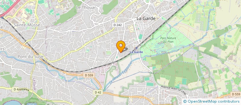 localisation de l'entreprise MONSIEUR REDOUANE BENABID  LA GARDE