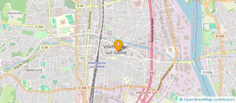 localisation de l'entreprise MONSIEUR REDOUANE BENCHOUBANE à VILLEFRANCHE-SUR-SAONE
