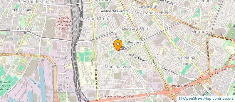 localisation de l'entreprise MONSIEUR REDOUANE BENIDDER  VENISSIEUX