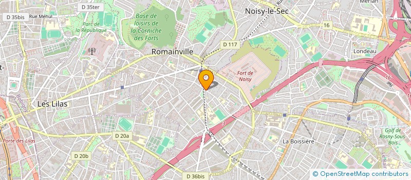 localisation de l'entreprise MONSIEUR REDOUANE BOUGHANEM à ROMAINVILLE