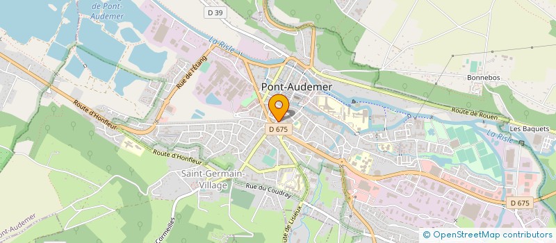 localisation de l'entreprise MONSIEUR REDOUANE BOUGUERRA  PONT-AUDEMER