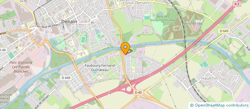 localisation de l'entreprise MONSIEUR REDOUANE BOUMNINA  DENAIN