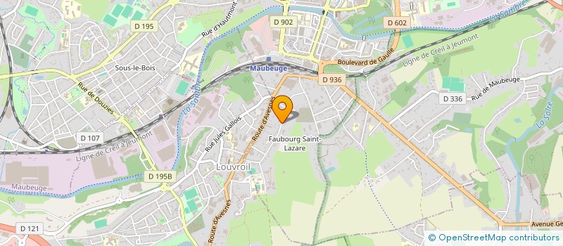 localisation de l'entreprise MONSIEUR REDOUANE BOUNOUA  MAUBEUGE