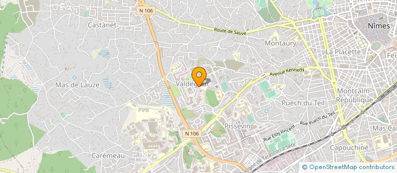 localisation de l'entreprise MONSIEUR REDOUANE BOUSLIM  NIMES