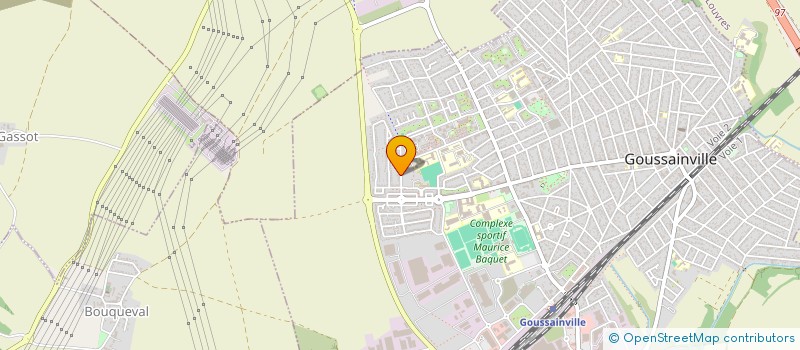 localisation de l'entreprise MONSIEUR REDOUANE CHADJAA  GOUSSAINVILLE