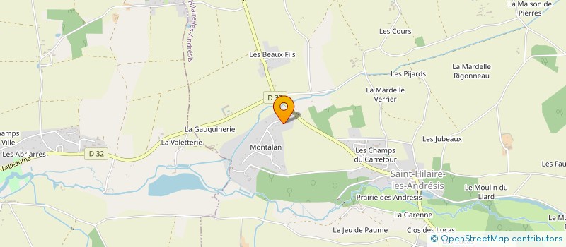 localisation de l'entreprise MONSIEUR REDOUANE CHOUKRI  SAINT-HILAIRE-LES-ANDRESIS