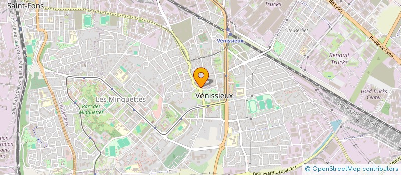 localisation de l'entreprise MONSIEUR REDOUANE DAOURI  VENISSIEUX