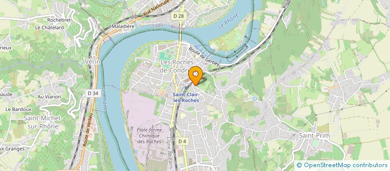 localisation de l'entreprise MONSIEUR REDOUANE DJEMAOUN à SAINT-CLAIR-DU-RHONE