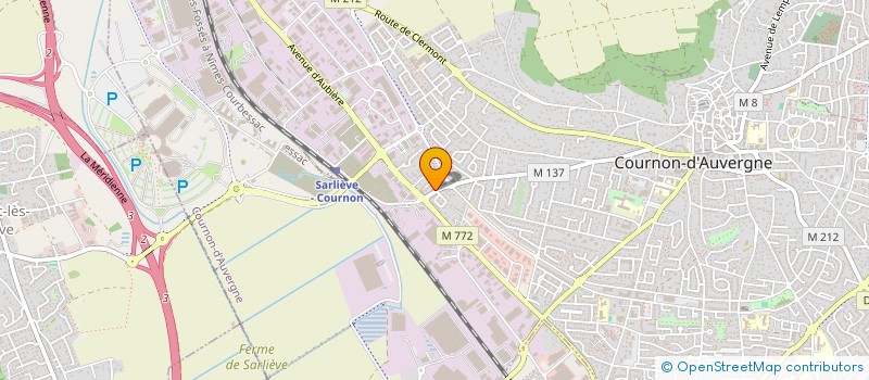 localisation de l'entreprise MONSIEUR REDOUANE DOUIDER  COURNON-D'AUVERGNE