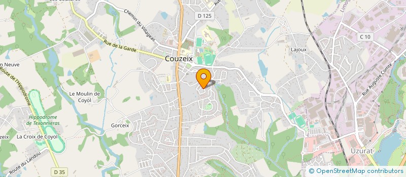 localisation de l'entreprise MONSIEUR REDOUANE EL HANI  COUZEIX