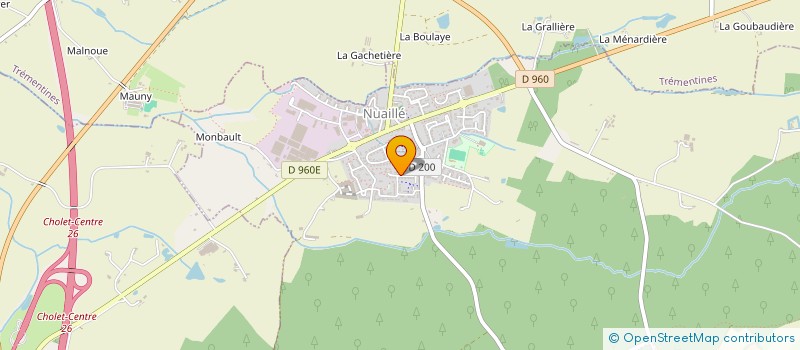 localisation de l'entreprise MONSIEUR REDOUANE EL HAOUT  NUAILLE