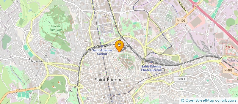 localisation de l'entreprise MONSIEUR REDOUANE EL KHAYARI  SAINT-ETIENNE