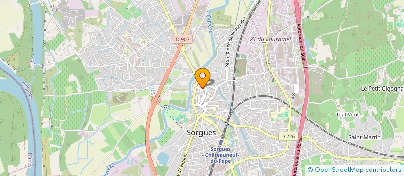 localisation de l'entreprise MONSIEUR REDOUANE EL KRIMI  SORGUES