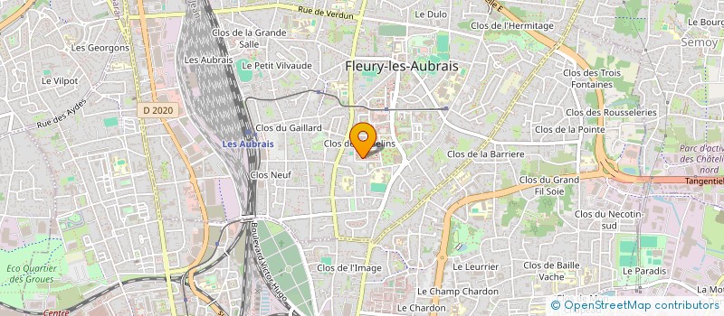 localisation de l'entreprise MONSIEUR REDOUANE EL YOUSSEFI  FLEURY-LES-AUBRAIS