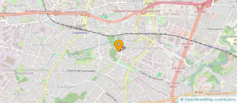 localisation de l'entreprise MONSIEUR REDOUANE EMBAREK à COLOMIERS