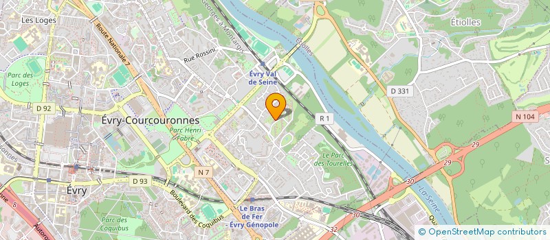 localisation de l'entreprise MONSIEUR REDOUANE FELTANE  EVRY-COURCOURONNES