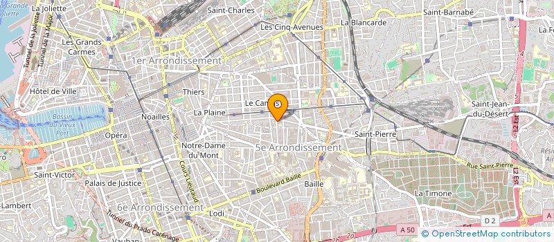 localisation de l'entreprise MONSIEUR REDOUANE GHRIB à MARSEILLE