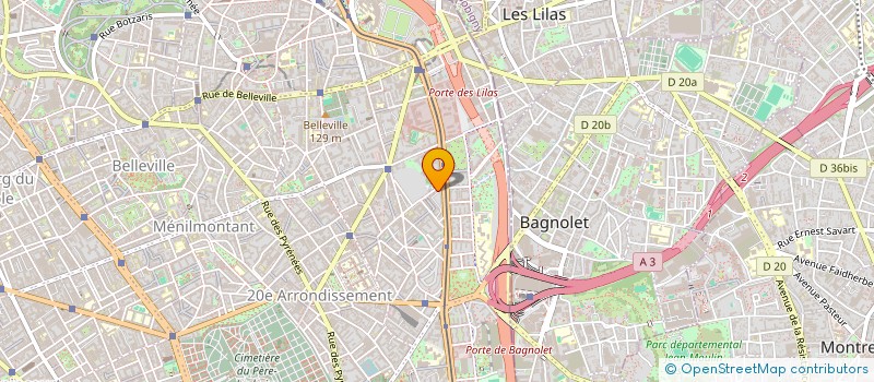 localisation de l'entreprise MONSIEUR REDOUANE HAMMOUCHE  PARIS