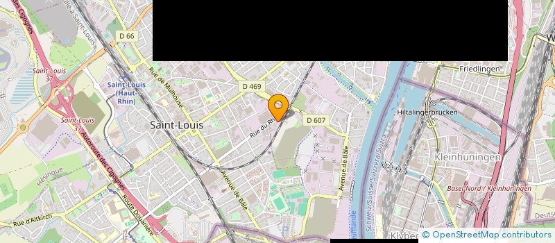 localisation de l'entreprise MONSIEUR REDOUANE HAMMOUTI  SAINT-LOUIS