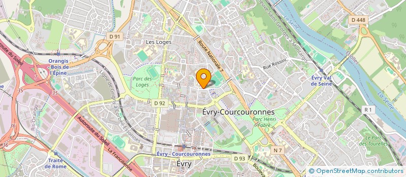 localisation de l'entreprise MONSIEUR REDOUANE HAMRANI SALHI à EVRY-COURCOURONNES