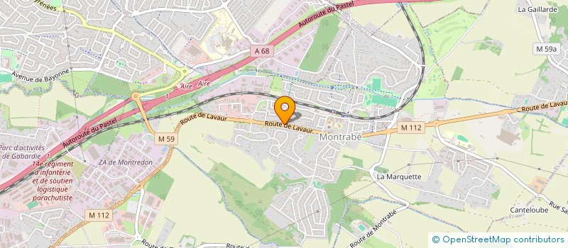 localisation de l'entreprise MONSIEUR REDOUANE HASSAINI  MONTRABE