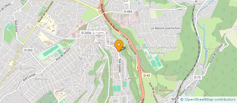 localisation de l'entreprise MONSIEUR REDOUANE HENKOUS  ROUEN