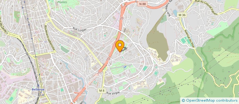 localisation de l'entreprise MONSIEUR REDOUANE KACIMI  SAINT-ETIENNE