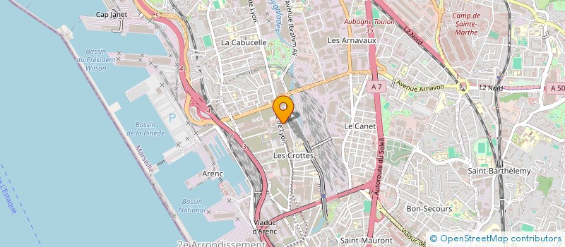 localisation de l'entreprise MONSIEUR REDOUANE KHEDDAR à MARSEILLE