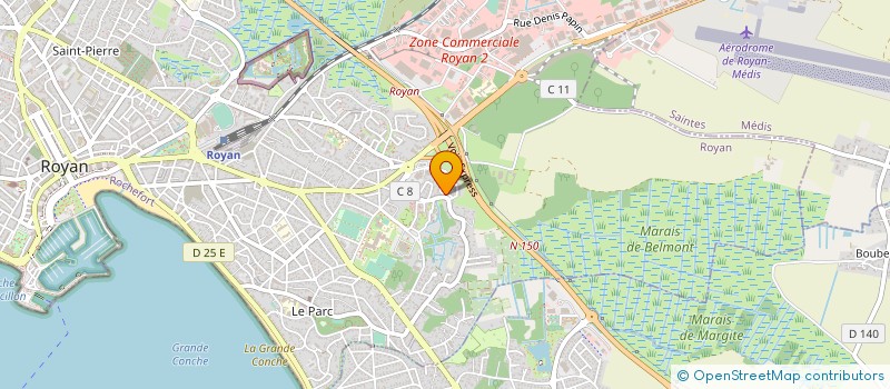 localisation de l'entreprise MONSIEUR REDOUANE LAJALI  ROYAN