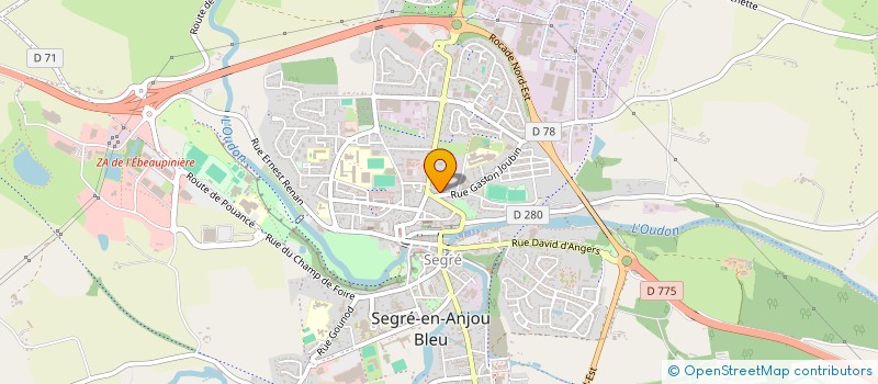 localisation de l'entreprise MONSIEUR REDOUANE LAKI à SEGRE-EN-ANJOU BLEU