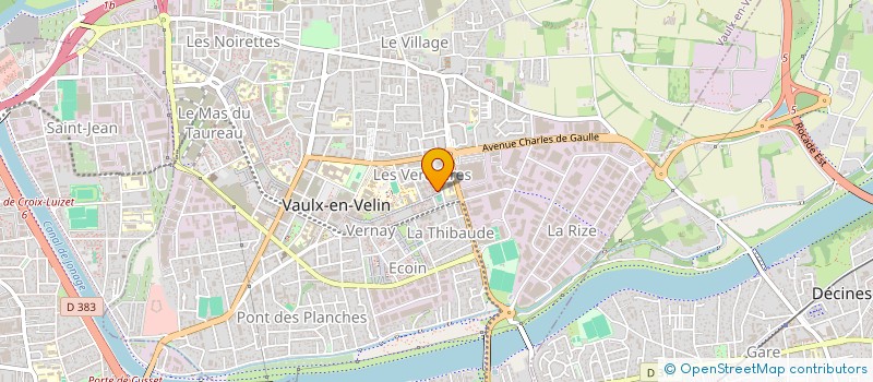 localisation de l'entreprise MONSIEUR REDOUANE LEHOUCHE  VAULX-EN-VELIN