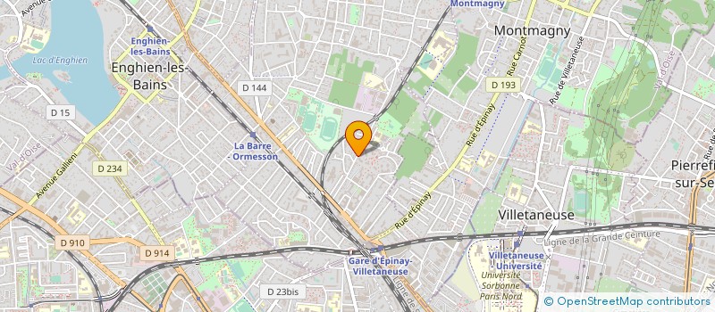 localisation de l'entreprise MONSIEUR REDOUANE MABROUKI  DEUIL-LA-BARRE