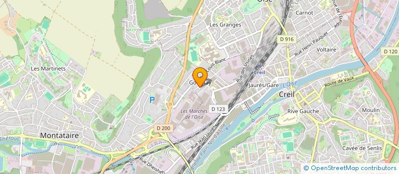 localisation de l'entreprise MONSIEUR REDOUANE MAROUFI  CREIL