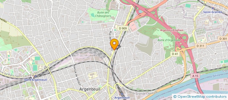 localisation de l'entreprise MONSIEUR REDOUANE MAWHOUB à ARGENTEUIL