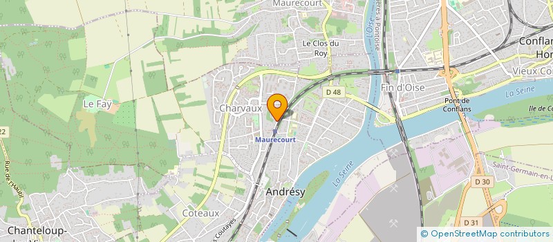 localisation de l'entreprise MONSIEUR REDOUANE MEHL  ANDRESY