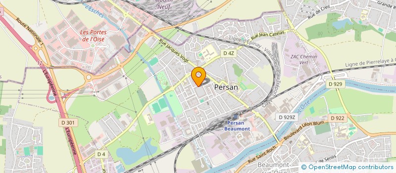 localisation de l'entreprise MONSIEUR REDOUANE MENDJEL  PERSAN