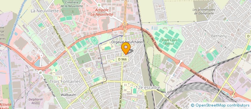 localisation de l'entreprise MONSIEUR REDOUANE MERABETH  REIMS
