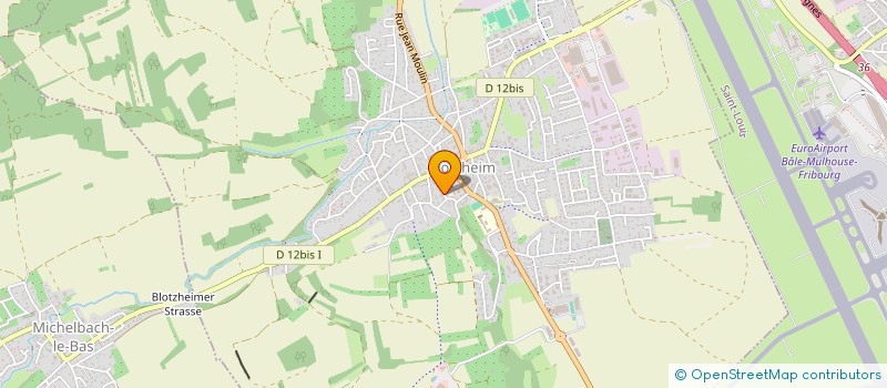 localisation de l'entreprise MONSIEUR REDOUANE MORADJ  BLOTZHEIM