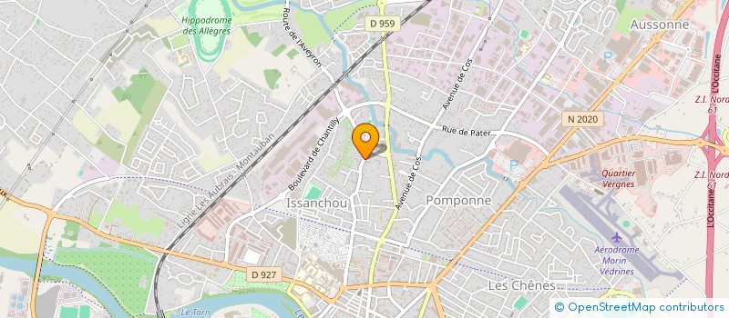 localisation de l'entreprise MONSIEUR REDOUANE MOUSRIF  MONTAUBAN