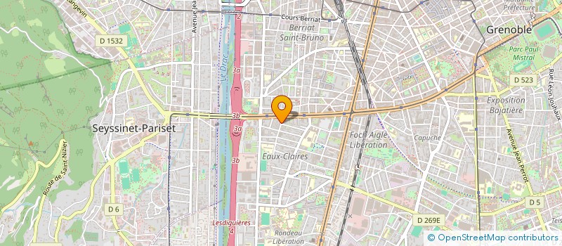 localisation de l'entreprise MONSIEUR REDOUANE OUAKIDI à GRENOBLE