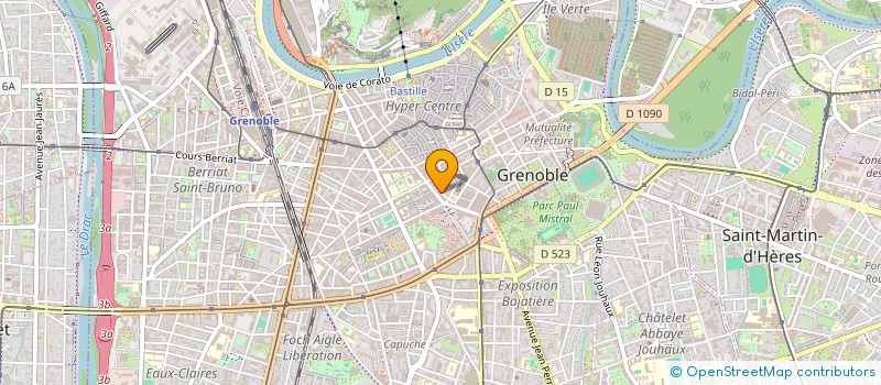 localisation de l'entreprise MONSIEUR REDOUANE OUAZENE  GRENOBLE