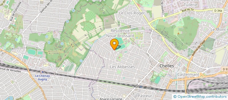 localisation de l'entreprise MONSIEUR REDOUANE OUSSAIDENE  CHELLES