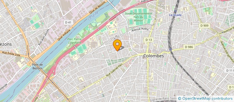 localisation de l'entreprise MONSIEUR REDOUANE RABAH à COLOMBES