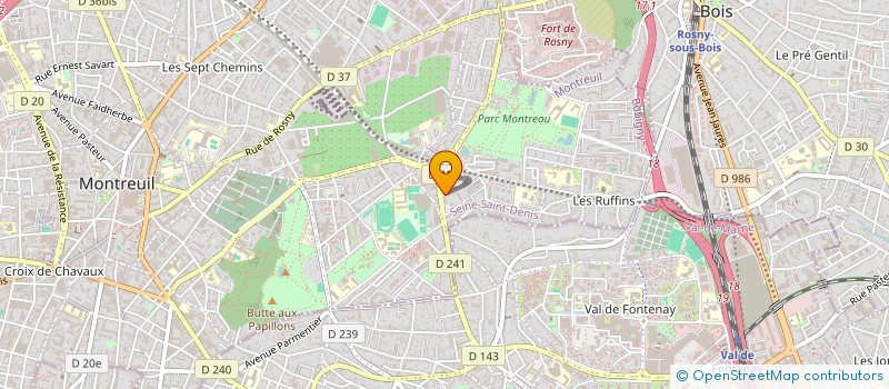 localisation de l'entreprise MONSIEUR REDOUANE RILI à MONTREUIL